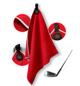 <span class=keywords><strong>Toalla</strong></span> magnética de golf de secado rápido con logotipo personalizado con clips magnéticos cosidos para una sujeción fuerte a objetos metálicos - Product Image 3