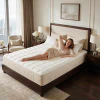 Luxuriöse Hybrid-Taschenfederkernmatratze mit Memory-Schaum, Queen- und King-Size, Mittelfest, Atmungsaktiv, Komfortabel für Hotel und Zuhause