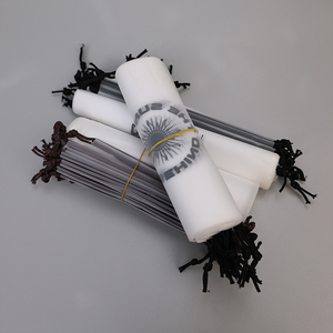 Sac blanc personnalisé imprimé avec logo pochettes à cordon en gros emballage cadeau sacs d'emballage de bijoux cosmétiques - Product Image 5