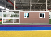 Maison Mobile en Acier de Luxe Extensible 20/40 Pieds, 3 Chambres, Conteneur Pliable pour Hôtels et Maisons avec Terrasse