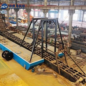Drague à chaînes pour l'extraction aurifère à petite échelle, machine compacte flottante de récupération d'or pour la prospection - Product Image 4