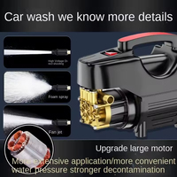 Portable 2800w lave-auto professionnel nettoyeur haute pression 220v pompe à eau électrique Machine à laver automatique pour lavage de voiture