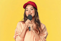 Microphone sans fil portable à pince pour col, idéal pour le streaming en direct en extérieur