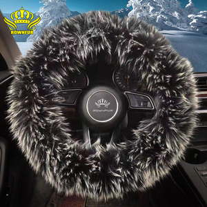ROWNFUR Usine Noir Vendredi Offre Spéciale <span class=keywords><strong>de</strong></span> <span class=keywords><strong>luxe</strong></span> personnalisé <span class=keywords><strong>de</strong></span> haute qualité couverture <span class=keywords><strong>de</strong></span> volant <span class=keywords><strong>de</strong></span> voiture en cuir - Product Image 6
