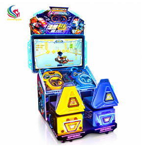 Machine de jeu d'arcade de course à monnayeur pour enfants, simulateur de conduite de voiture 3D, machine de jeu vidéo à vendre - Product Image 3