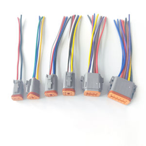 Grosir Mobil Deutsch DT 2 <span class=keywords><strong>3</strong></span> 4 6 8 12 Pin Tahan Air Konektor Kawat Listrik Steker Pigtails Kawat Harness 14-20AWG - Product Image 3