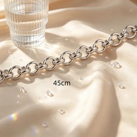 Nouveau Collier Simple et Polyvalent en Perles de Zircon avec Chaîne de Perles et Sertissage Clos, Certifié IGI, Style Sportif pour Femme, Idéal pour le Quotidien, les Fêtes et comme Cadeau