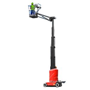 Plateforme élévatrice à bras articulé de 3 m, <span class=keywords><strong>chariot</strong></span> <span class=keywords><strong>élévateur</strong></span> hydraulique électrique, mât <span class=keywords><strong>télescopique</strong></span> vertical pour utilisation en intérieur - Product Image 1