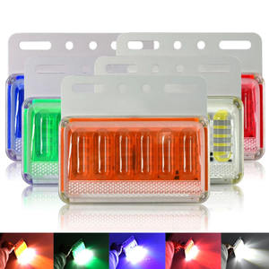 Prix de gros : Feu latéral de camion 6D 24V 10W, lentille de signalisation latérale de remplacement, lumière auxiliaire multicolore jaune et rouge pour voiture - Product Image 4