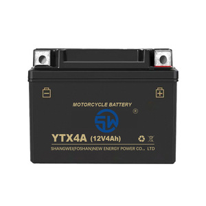 Batterie de moto scellée au plomb-acide Shangwei YTX4A 12V4Ah - Product Image 1