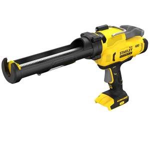 Pistola de calafateo inalámbrica Stanley Fatmax V20 de 12 pulgadas con batería de iones de litio de 18 V, aplicador de sellador de grado profesional - Product Image 1