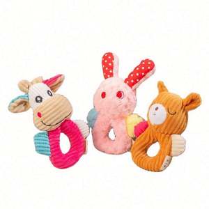 Simpatico animale a forma di orso coniglio di mucca durevole stridulo interattivi animali di pezza giocattolo per animali domestici peluche natale sesso cane da masticare giocattoli - Product Image 1