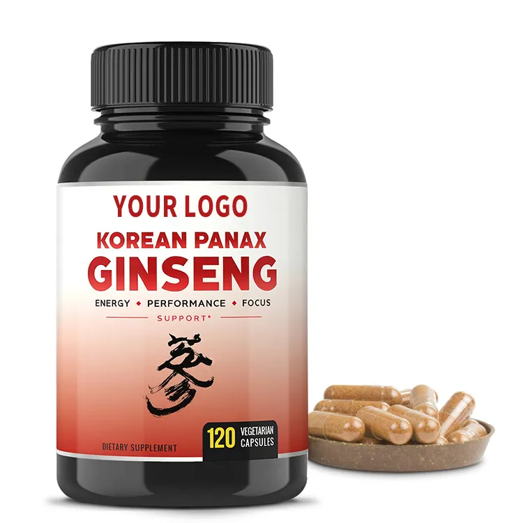 Großhandels preis koreanische rote Ginseng wurzel kapseln