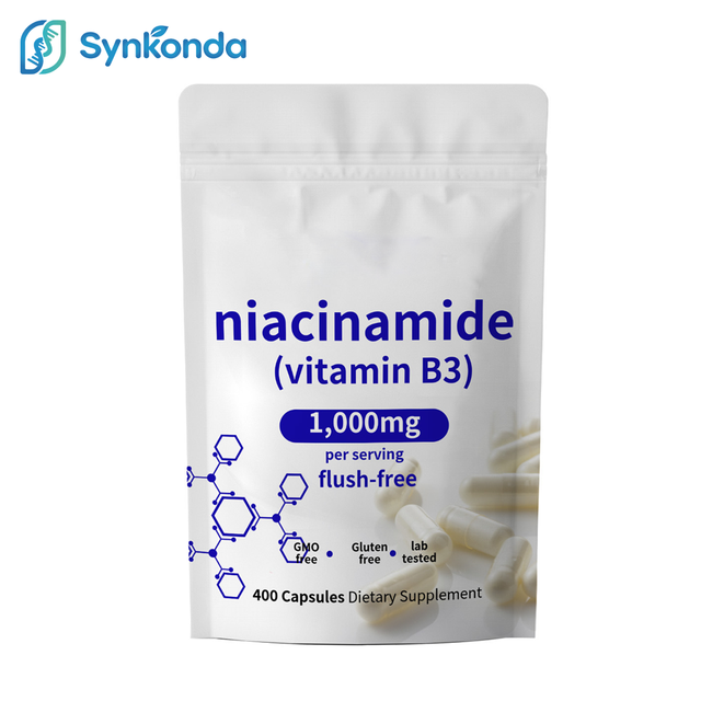 Vitamin B3 Supplement Nicotinamide 1000mg Water-soluble Vitamin Capsules B Vitamins Supports Healthy Skin Energy Production