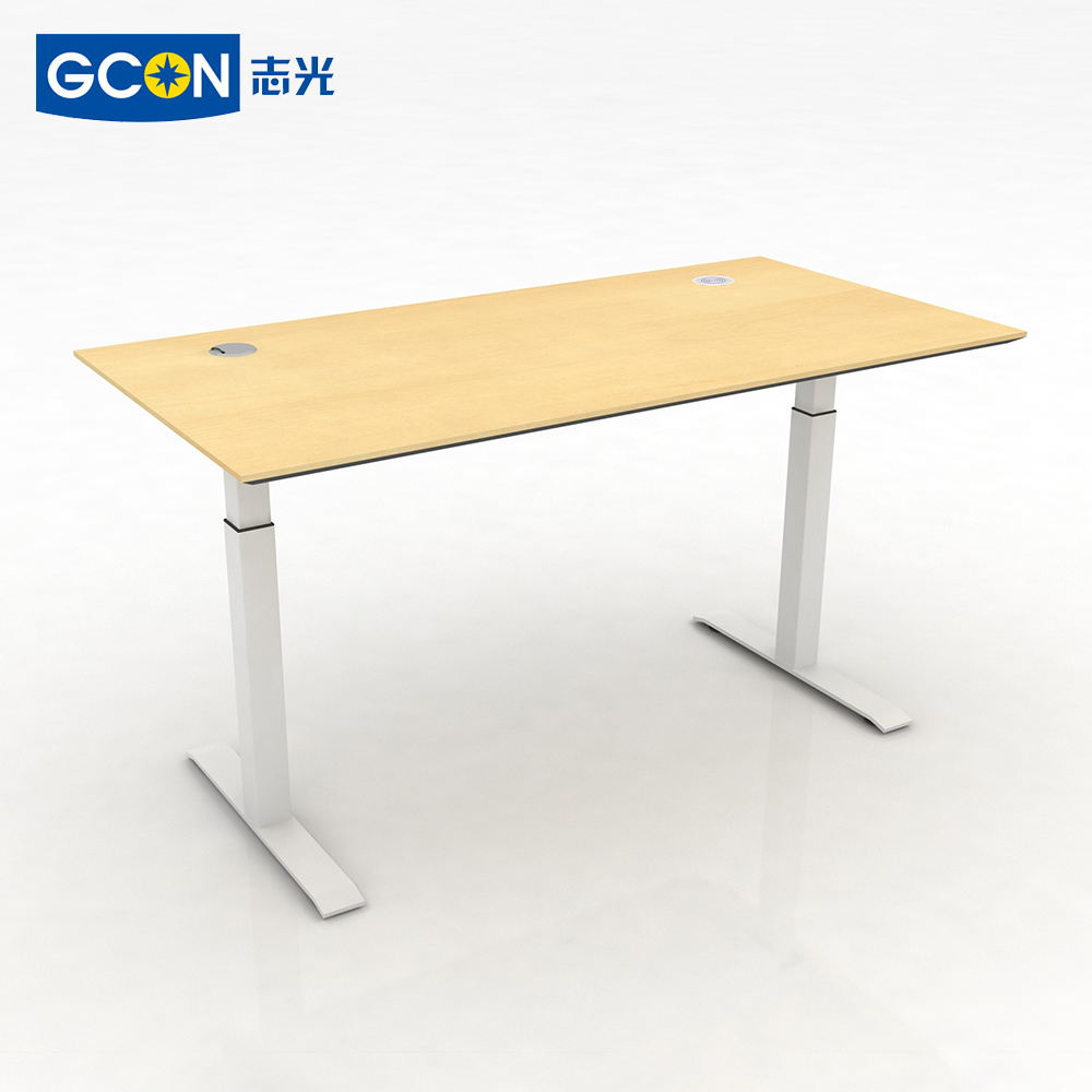 Современный Электрический подъемный стол офисный мебель с 3-я ступенями с регулировкой по высоте и сидеть встать эргономичный регулируемый по высоте стол