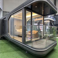 Petite maison préfabriquée Capsule Hotel Luxury Space Capsule House avec cuisine Petite maison préfabriquée en conteneur pour la vie urbaine