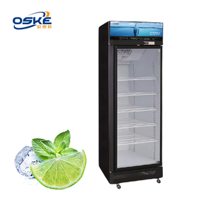 Trong suốt tủ lạnh đồ uống tủ trưng bày siêu thị tủ lạnh thủy tinh dọc - Product Image 5