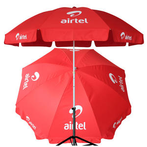 <span class=keywords><strong>Parasol</strong></span> de jardin extérieur imperméable en acier inoxydable personnalisable Airtel, promotionnel - Product Image 1