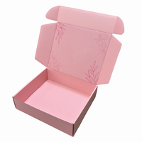 Échantillon gratuit Boîte à vêtements pliante en carton ondulé Impression personnalisée Couleur Emballage Boîte d'expédition en carton pour chaussures avec logo personnalisé