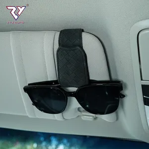 ZY, accesorios para interiores de automóviles, parasol de coche, soporte de clip de vidrio, soporte para gafas de coche