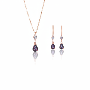 Conjuntos de joyería fina para mujer Azuris 925 Sterling Silver Mystic Stone ALK7010 Turkey Origin - Product Image 2