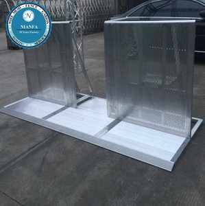 Barrière de contrôle de foule pliable en aluminium antirouille pour événements de concert, type <span class=keywords><strong>bois</strong></span> traité thermiquement Mojo - Product Image 3