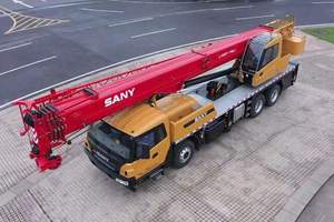 Grúa Camión <span class=keywords><strong>SANY</strong></span> Usada de 55 Toneladas con Motor Weichai, Caja de Cambios, Motor y Rodamientos - Altura de Elevación de 62.5m - Product Image 4