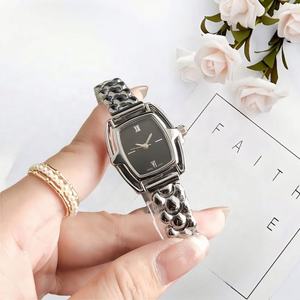 Montre pour femme avec boîtier en alliage de style professionnel et bracelet en acier inoxydable -jing - Product Image 4