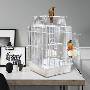 Ekstra Büyük Demir Kuş Kafesi Hayvan Desenli Plastik Tepsi Çevre Dostu Düğün Sinek Yetiştirme Süslemeleri Kutulu 34x38x110cm Orta Boy - Product Image 4