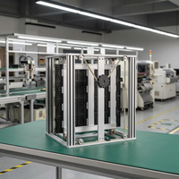 Rack ESD SMT pour stockage de PCB 490*520*502.5mm, réglable par vis, en PP, supports de stockage antistatiques Sanwei