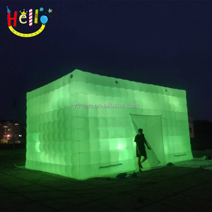 Trắng Inflatable <span class=keywords><strong>Cube</strong></span> Lều Inflatable Led tổ chức sự kiện lều cho bên câu lạc bộ ngoài trời - Product Image 2