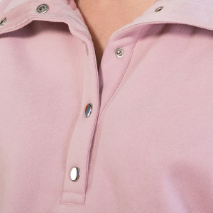 Ensemble de vacances jogger deux pièces en tricot rose pour femmes personnalisées, tenues pour femmes - Product Image 3