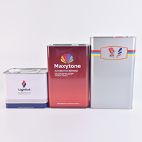 Boîte en fer blanc carrée avec logo OEM, 1L-5L, pour produits chimiques automobiles, conteneurs aérosols, sérigraphiée TIANSHI, multi-couvercles, Chine