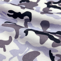 Kustom jalan longgar celana Jogging ukuran besar berat lurus kaki celana olahraga desainer katun longgar ditumpuk celana olahraga Camo