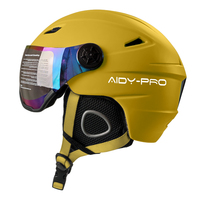 AIDY vente en gros oem casque de snowboard personnalisé hiver neige Sport patinage sur glace casque de ski de neige avec visière lunettes CE EN1077