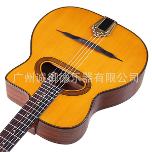 <span class=keywords><strong>Chitarra</strong></span> Folk Professionale Orange Big Mouth Spruce Single Board Rosewood 41" 6 Corde Gypsy Light per Performance - Product Image 4