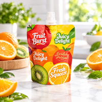 Sachets Doypack avec bec verseur, qualité alimentaire, personnalisables, pour emballage alimentaire