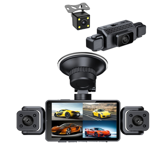 Boîte noire <span class=keywords><strong>de</strong></span> <span class=keywords><strong>voiture</strong></span> 3 pouces 4 caméras, enregistreur vidéo HD 1080P avec vision nocturne, capteur G, caméra <span class=keywords><strong>de</strong></span> tableau <span class=keywords><strong>de</strong></span> bord 360 degrés, Wi-Fi intégré <span class=keywords><strong>pour</strong></span> toutes les voitures - Product Image 1