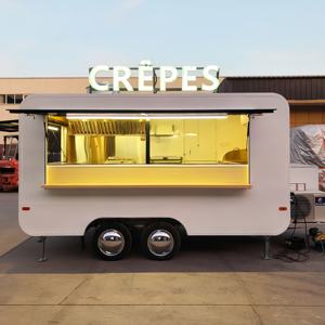 Мобильный кухонный грузовик с прицепом для еды, полное оборудование для закусок, хот-доги, конфеты, чипсы, мороженое, фаст-фуд в продаже, депозит - Product Image 5