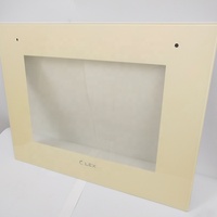 Impression en verre trempé enduit de fenêtre de haute qualité écran en soie personnalisé Beige 3.2mm Micro porte en verre de four