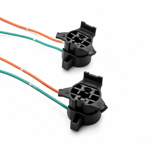 H7 LED Headlight Bulb <b>Adapter</b> Holder Socket Wiring Harness Connector for Hyundai Kia Mitsubishi Headlamp Base Retainer - Product Image 6