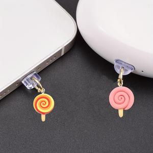 Bụi cắm Charm chống bụi phích cắm chống bụi phích cắm USB C Cổng <span class=keywords><strong>cap</strong></span> Protector điện thoại Mặt dây chuyền cho hầu hết các loại C điện thoại - Product Image 3