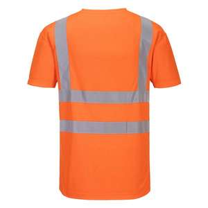 PORTWEST - S179ORR4XL T-shirt orange à col en V et empiècements en maille-EAN 5036108361502 HI-VIS WORKWEAR - Product Image 2