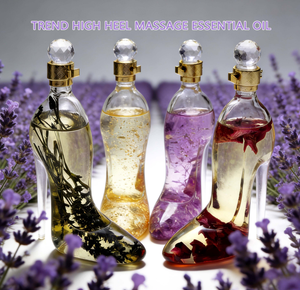 Minyak Pijat Organik Grosir 24K Emas 350ml Minyak Pijat Tubuh Alami Minyak Pengering Mawar Lavender - Product Image 2