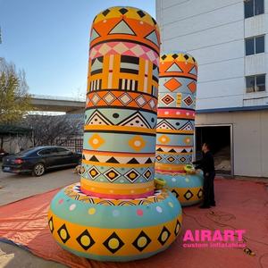 Sombrero Inflable Personalizado con Forma de Chimenea para Festivales de Música, Espectáculos de <span class=keywords><strong>Circo</strong></span>, Accesorios de <span class=keywords><strong>Teatro</strong></span>, Exhibición en Escenarios - Product Image 4