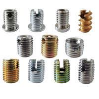 M8 M12 Insert fileté autotaraudeur en acier inoxydable Fixations filetées auto-coupantes