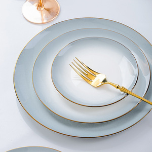 Scandinavian Style Porcelain Gift <b>Set</b> Stoneware Ceramic Bowl and Plate Mug <b>for</b> Home Use Durable <b>Dinnerware</b> <b>Sets</b> - Product Image 2