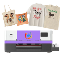Impresora DTF de Escritorio de 13 Pulgadas, Máquina de Impresión de Camisetas, Impresora DTF con Cabezal de Impresión A3 XP600 F1080, Impresora DTF con Rollo de Película