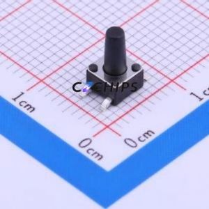 TSA453G80-250 Tactile Switch SMD-4P,4.5x4.5mm Switch Single Pole Single Throw Round Button 2.5N Vertical Mount - Product Image 1