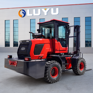 LUYU Epa Ea All Rough TerrainsStandards Compliant 3.5t Articulated Off Road Forklift 4wd Diesel Hydraulic Small Turning Radius - Product Image 3